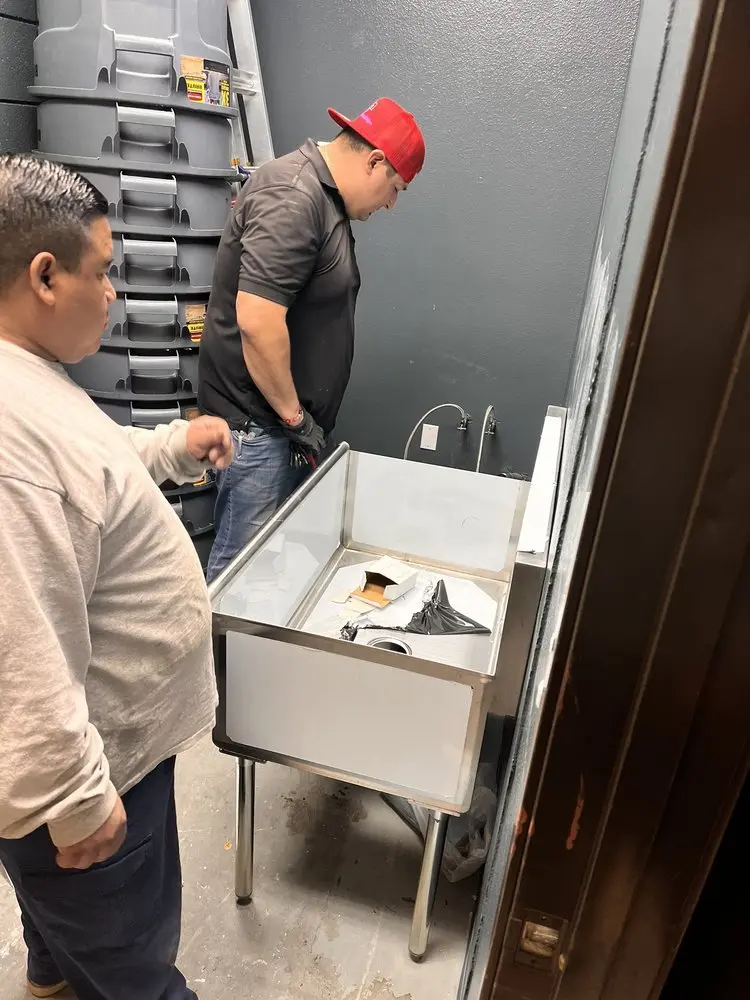 Commercial plumbing and sink installation in Alphano